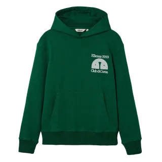 Ellesse - "Club Di Corsa" Kapuzenpullover für Herren (Dunkelgrün)