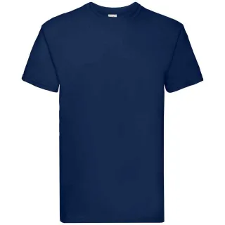 Fruit of the Loom - "Super Premium" T-Shirt für Herren/Damen Unisex (Marineblau)