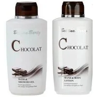 Bettina Barty Körperlotion Chocolat Bath & Shower Gel 500ml + Hand & Body Lotion 500ml, 2-tlg.