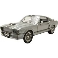 GREENLIGHT collectibles Modellauto Ford Shelby Mustang GT 500 1967 silbergrau Eleanor, Maßstab 1:43