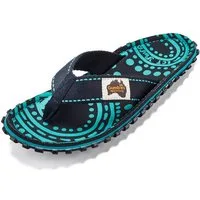 Gumbies Vegane Flip Flops - Ergonomisch geformtes Fußbett - Herren und Damen Zehentrenner Kühles & atmungsaktives Fußbett aus strapazierfähiger Canvas-Baumwolle