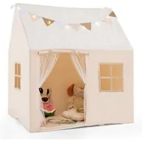 COSTWAY Spielzelt Kinder Spielzelt, mit Matte & Lichtern, 119 x 104 x 129 cm