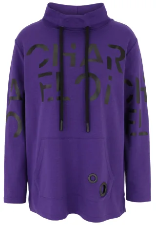 Doris Streich - Shirt purple - Gr. - 50