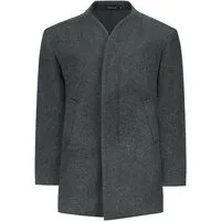 Allthemen Kurzmantel Herren Wollmantel im Slim Fit Wintermantel kurz