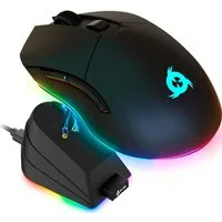KLIM Blaze Pro Gaming-Maus (kabellos mit Ladestation und RGB Beleuchtung)
