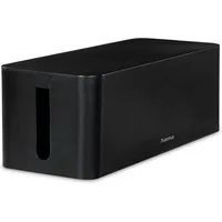 Hama Kabelbox Kabelbox für Standard 6er Steckdosenleisten, Stecker, Kabel, Ladegerät, (1-tlg), Schlichtes Design, Schreibtisch, Tisch, große Aufbewahrungsbox