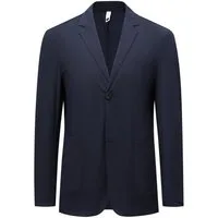 Allthemen Sweatsakko Herren sportliche Anzugjacke mit Revers leichte dünne Sommerjacke