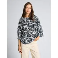 TOM TAILOR T-Shirt T-Shirt Crinkle T-Shirt mit Fledermausärmeln