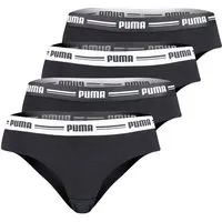PUMA BODYWEAR Slip Soft Cotton Modal (Set) Webgummibund. Logo, 4er Pack