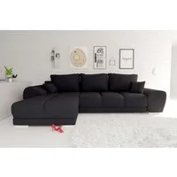 99rooms Ecksofa Antalya, Sofa L-Form, Eckcouch, mit Rückenkissen, Schlaffunktion, Strukturstoff NEVE