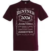 Youth Designz T-Shirt RENTNER 2026 Herren T-Shirt Rente Geschenk mit lustigem Spruch zum Ruhestand