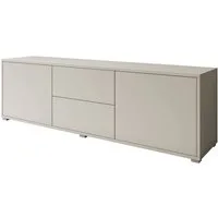 MIRJAN24 TV-Schrank Gesita 2D2SZ (mit 2 Schubladen und 2 Türen) Griffloses Öffnungssystem