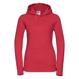 Russell Damen Kapuzenpullover, 3lagig (Rot)
