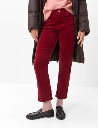 Brax Damen Five-Pocket-Hose Style MAY S WINE RED, dunkelrot, Gr. 42L