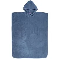Wörner Badeponcho Badeponcho Uni, Baumwolle, Kapuze, maschinenwaschbar, trocknergeeignet