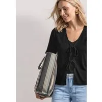 STREET ONE Cardigan aus softem Materialmix