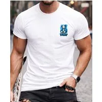 RMK T-Shirt Damen Shirt Rundhals Basic "Crazy Bär" aus Baumwolle