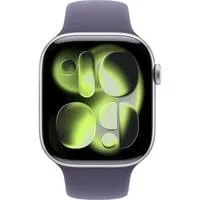 Watch Series 11, Smartwatch silber, Aluminium, 46 mm, Sportarmband nebelviolett S/M, Cellular
