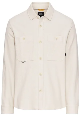 camel active - Overshirt aus reiner Baumwolle beige - Gr. - XL