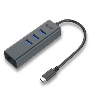 i-tec USB-Hub | c31metalg3hub | RJ-45 - USB-C 3.0 [Stecker]