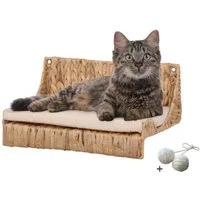 Rohrschneider Katzen-Kletterwand Katzenkletterwand Fenja Katzenstufen Wand Kletteretage Wasserhyzinthe