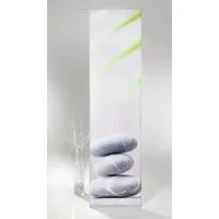 heimtexland Schiebegardine Flächenvorhang Wellness Schiebegardine Schiebevorhang Gardine Vorhang (1 St), Paneelwagen, blickdicht, Satin, inkl. Zubehör, Schiebevorhang, HxB 245x60 cm, Sichtschutz