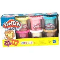 Play-Doh Knete Play-Doh Konfetti Kinderknete mit Knetwerkzeug Förmchen