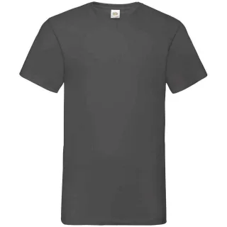Fruit of the Loom - "Valueweight" T-Shirt V-Ausschnitt für Herren (Hellgrau)