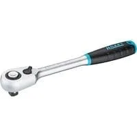 HiPer Feinzahn-Umschaltknarre 916HPS, 1/2" schwarz/blau, Betätigungswinkel 4°, Sicherheitsverriegelung