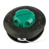 Trade-Shop Rasentrimmer-Ersatzspule Fadenkopf Mähkopf Ersatz für Efco 63109001, 63129007, 8.50 m Fadenlänge, (1-St), Gewindeanschluss: M10 x 1,25mm (Links) / Load & Go Schnell-Ladesystem