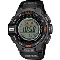 CASIO PRO TREK Chronograph PRG-270-1ER, Quarzuhr, Armbanduhr, Herrenuhr, Funk, Solar, Stoppfunktion, Weltzeit