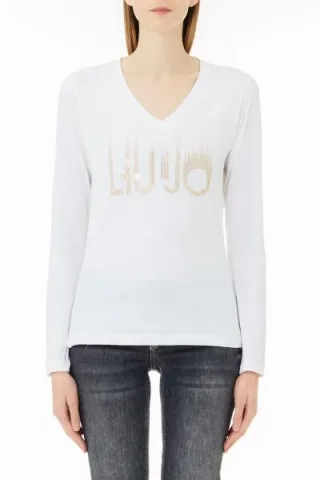 Liu Jo - T-SHIRT bianco liujo bright - Gr. - XS