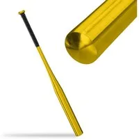 relaxdays Softballschläger Goldener Baseballschläger aus Aluminium, 5 "