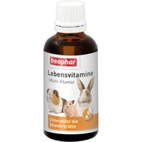 beaphar Lebensvitamine für Nager, 50ml, Nahrungsergänzungsmittel für: Nager
