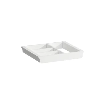 LAUFEN Ordnungssystem, Space, 320x274x45,Weiß, für große Schubladen und Trolley, 49540.5, 4954051606 H4954051606311