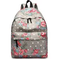 KONO Schulrucksack Schultasche Mädchen Teenager Damen Vintage Canvas Rucksack