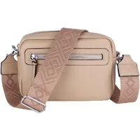 MIRROSI Umhängetasche Damen, Veganleder Crossbody Tasche Bag, Schultertasche (inkl. 1 Münzbeutel und 2 Wechselgurte, 26x16x8cm (BXHXT), gemusterten & verstellbaren Schulterriemen