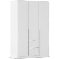 OTTO home Drehtürenschrank Kleiderschrank Schrank Garderobe AGORDO mit Dekor- oder Hochglanzfront (in zwei Griff-Farben, Breite 136 cm) mit Außenschubkästen, Serie in 7 Breiten und 2 Höhen MADE IN GERMANY