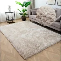 OTTO home Hochflor-Teppich Micro Shaggy, aus weicher Mikrofaser, rechteckig, Höhe: 53 mm, weich, flauschig, Uni-Farben, Wohnzimmer, Schlafzimmer, Kinderzimmer