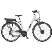 Telefunken E-Bike Cityrad Multitalent RC826, 7 Gang Shimano Shimano Tourney Schaltwerk, Kettenschaltung, Frontmotor, 474 Wh, tiefer Einstieg, 28 Zoll, Pedelec, Elektrofahrrad für Damen u. Herren