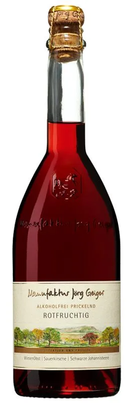 Prisecco Rotfruchtig alkoholfrei - Jörg Geiger - Deutscher Rotwein