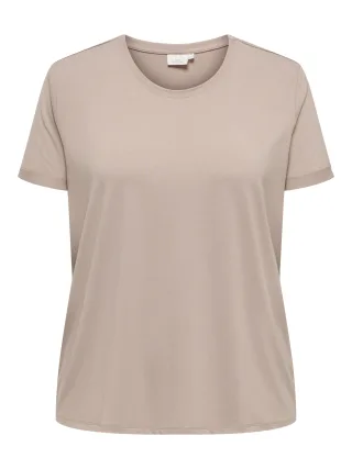 ONLY CARMAKOMA - CARMOSTER S/S FOLD UP TOP JRS NOOS etherea - Gr. - M-46/48