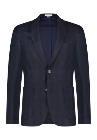 State of Art - Blazer aus Baumwollmix blau - Gr. - M