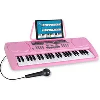 McGrey Home-Keyboard BK-4910 Einsteigerkeyboard mit 49 Tasten (2-St., inkl. Mikrofon für Gesang und Notenhalter), mit 16 Sounds, 10 Rhythmen und Lernfunktion