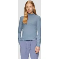 QS Langarmshirt T-Shirt Softes Longsleeve aus Viskosemix