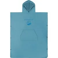 normani Unisex-Bademantel Weicher Mikrofaser Badeponcho Nosara, 110, Polyester, Kapuze, Schlupf, Surfer Poncho + Badetuch aus recyceltem Material