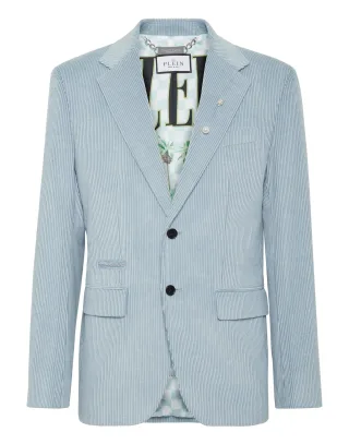 Velvet Gabardine Blazer Flicky Fit