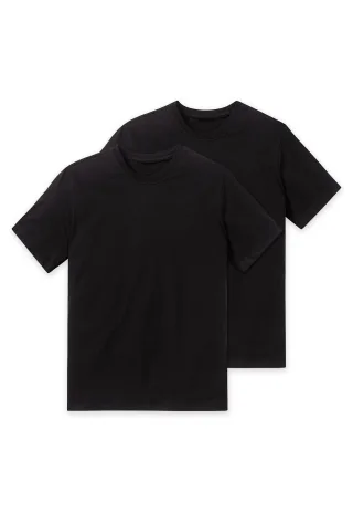 SCHIESSER - 2PACK T-shirt schwarz - Gr. - 3XL