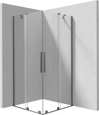 Neuesbad Duschkabine, Titan, 90x90 NB1DEKTJD39R1 + NB1DEKTJD39R1 NB1DEKPNDP09P091