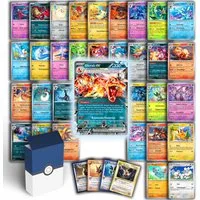 Odisey Sammelkarte 50 Original Pokemon Karten Deutsch mit 1 EX, V, VMAX oder VSTAR